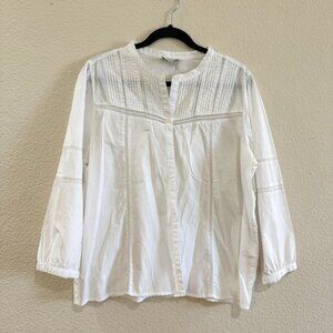 Lucky Brand Long Sleeve Button Down Shirt Top